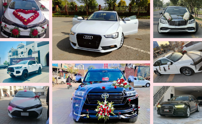 FAST Rent A Car wedding transport service with professional driver in Sialkot