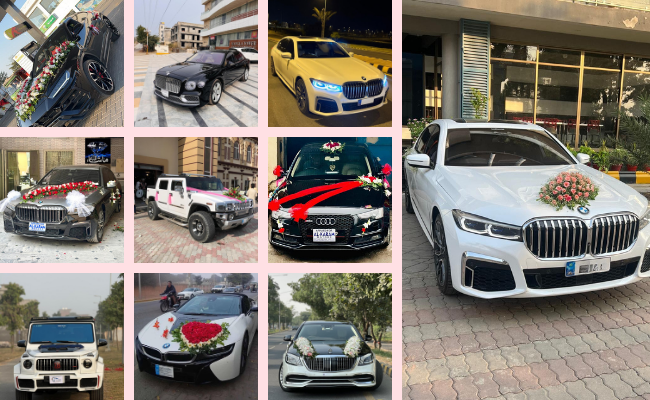 Budget-friendly wedding car rental service by AL KARAM MOTORS AND RENT A CAR Sialkot
