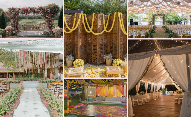MubarakDay wedding decoration and event planning services in Sialkot with luxury wedding themes and customized venue décor.
