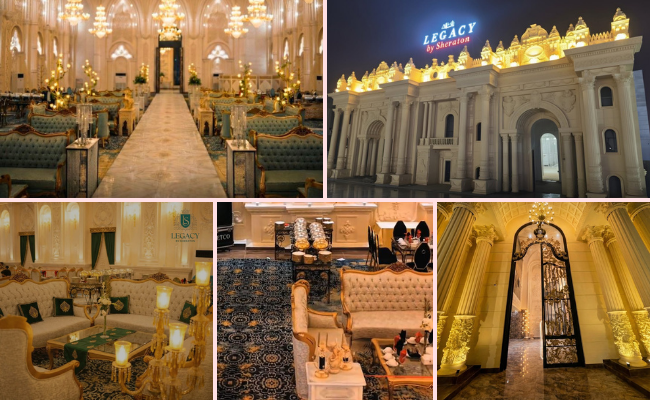 Legacy by Sheraton Sialkot luxury banquet hall with modern interiors and premium wedding decor