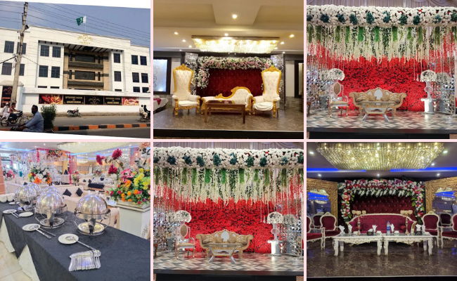 The Prak's Banquet Hall Sialkot modern wedding banquet with customizable decor and elegant seating