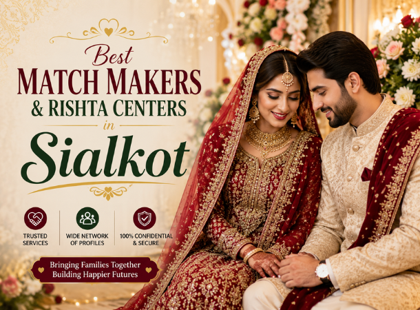 Families visiting a trusted rishta centers in Sialkot for marriage matchmaking and verified rishta services.