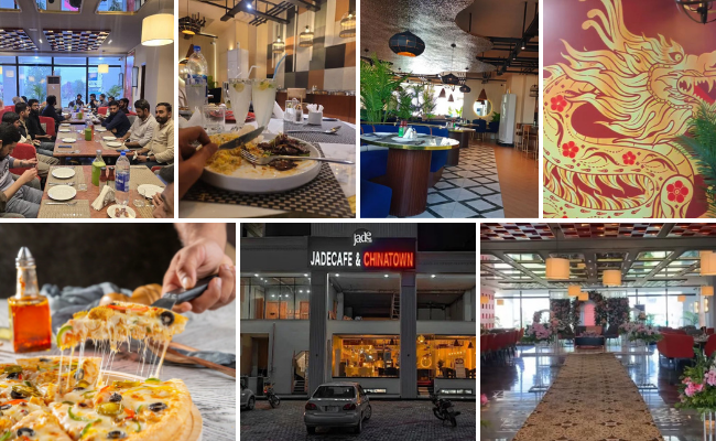 Jadé Cafe Chinatown in Sialkot with cozy indoor seating and modern café ambiance for couple dawat and date nights.
