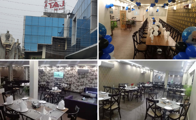 Hotel Taj Palace restaurant in Sialkot offering elegant hotel-style dining for special occasions and couple dinners.