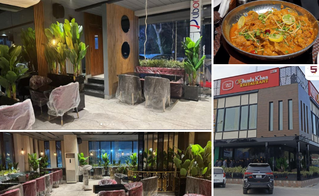 Bundu Khan Restaurant Sialkot serving authentic Pakistani cuisine in a comfortable family-friendly dining environment.