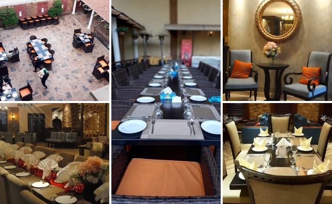 Grandiose The Family Restaurant Sialkot with comfortable family seating and a refined dining atmosphere.