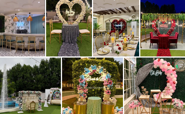Peaceful dining space at The Kitchen Garden Sialkot, ideal for couples seeking a quiet restaurant experience.