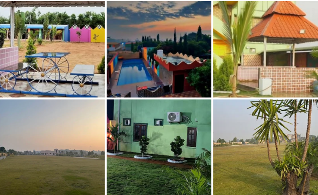 Alam's Farm House in Sialkot with peaceful gardens, private event venue, and relaxing natural surroundings