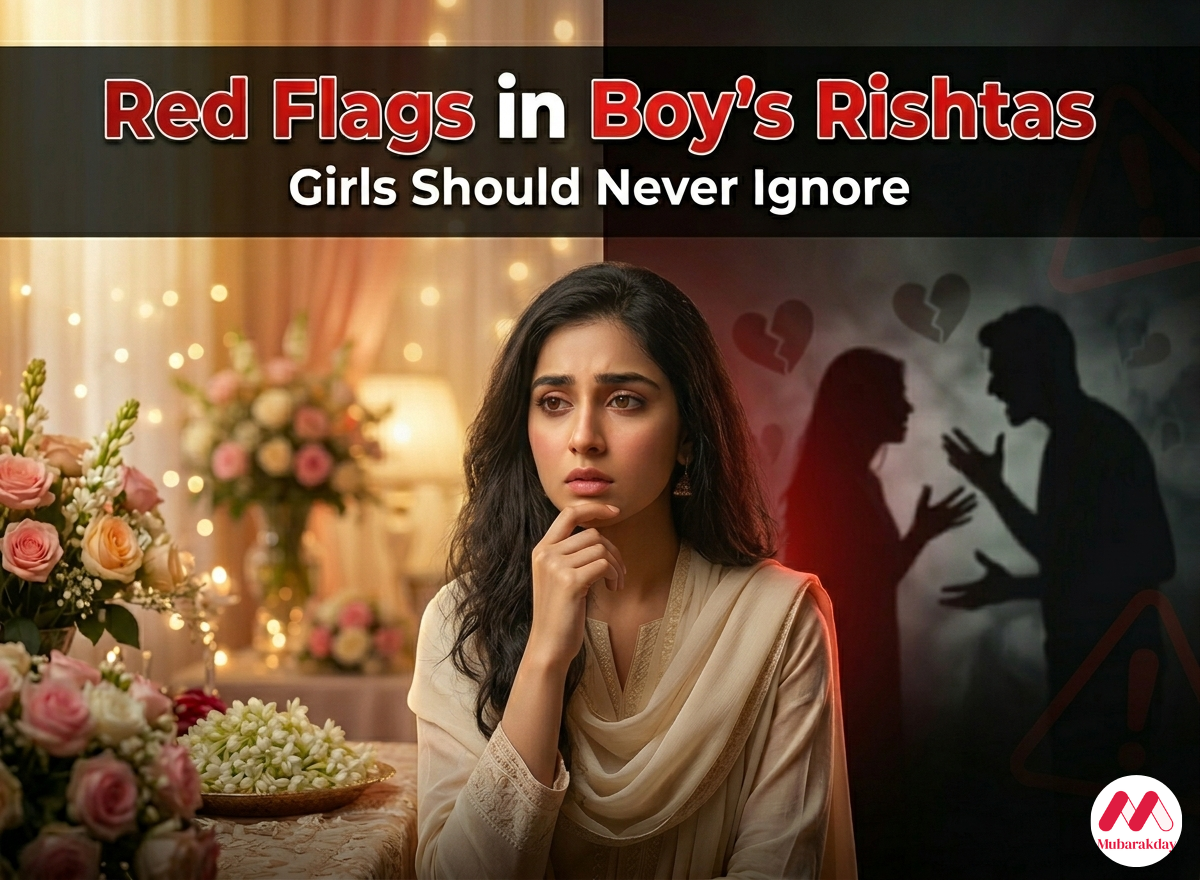 Red flags in boy's rishta proposal in Pakistan before marriage including compatibility, toxic family, dowry and controlling behaviour