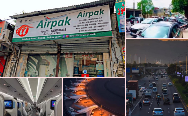 Airpak Travel Services international tours, visa assistance and honeymoon travel from Sialkot
