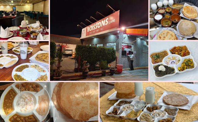Boisson Cafe offering modern breakfast buffet and family dining