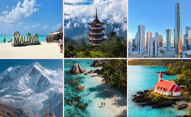 Romantic anniversary couple trip to a dream destination gift idea