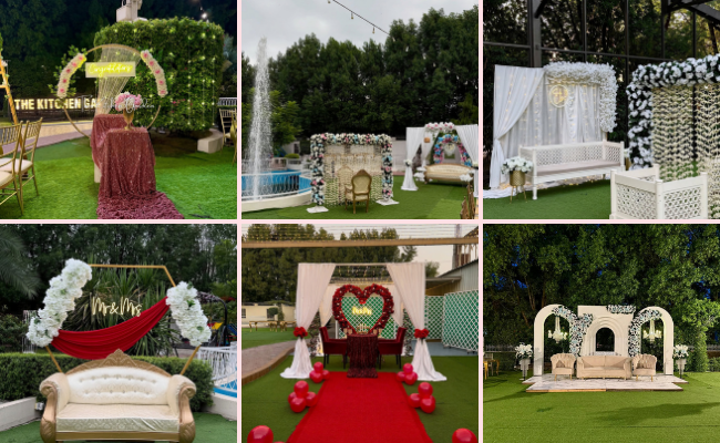 Kitchen Garden Sialkot outdoor nikah venue with elegant garden setup and premium wedding décor